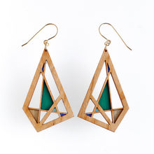 Abstract Diamond Polygon Earring