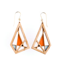 Abstract Diamond Polygon Earring