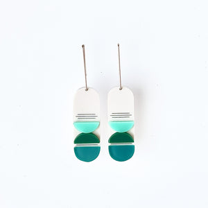 Abacus Colorblock Earring · Large