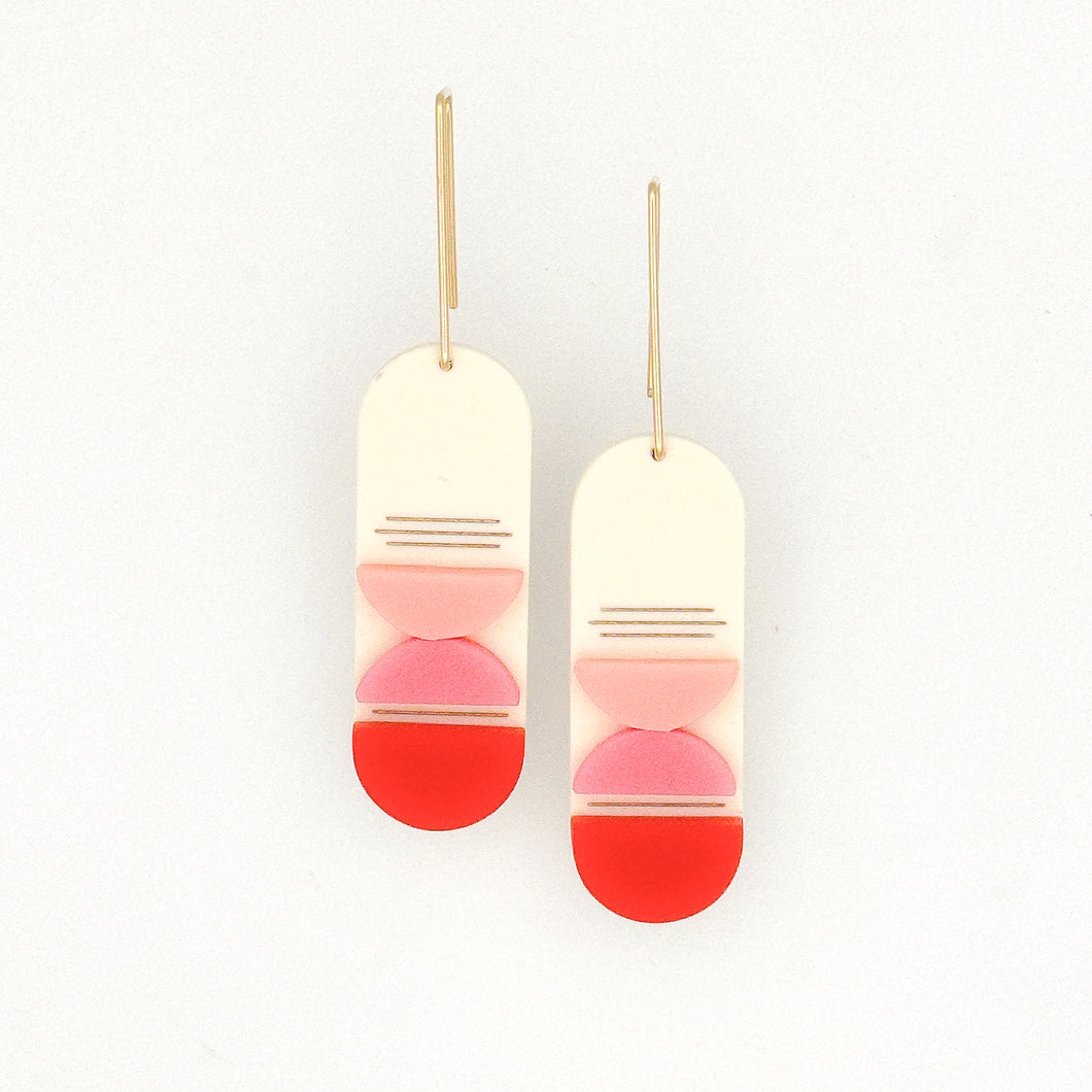 Abacus Colorblock Earring · Large