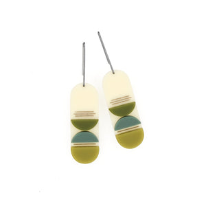 Abacus Colorblock Earring · Large