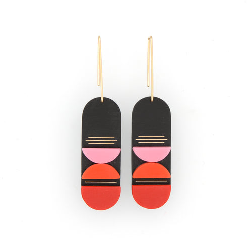 Abacus Colorblock Earring · Large