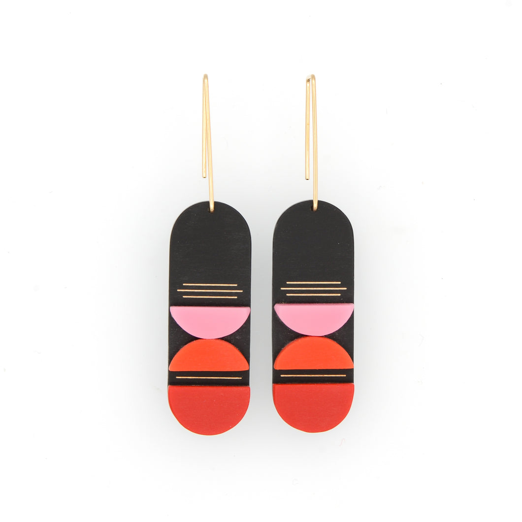 Abacus Colorblock Earring · Large