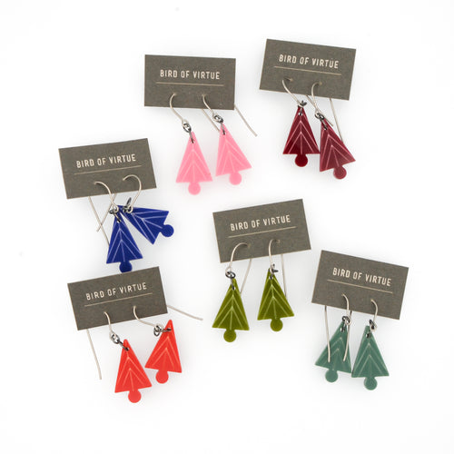 Mini Christmas Tree Earring