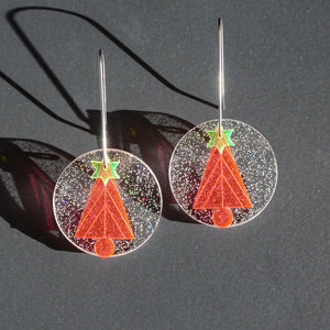 Snow Globe Earrings