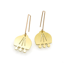 Anna Flower Hook Earrings - 14K GF or Silver