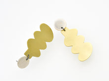 Wide Squiggle Post Earrings