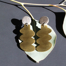 Wide Squiggle Post Earrings