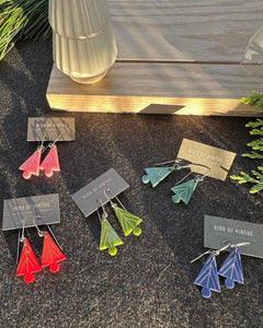 Mini Modern Tree Earring
