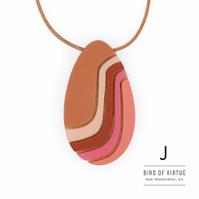 Marit Ombre Oval Pendant