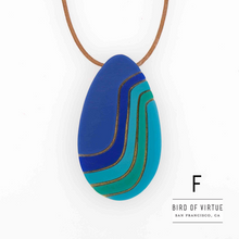 Marit Ombre Oval Pendant