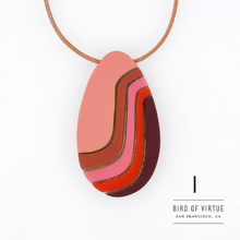 Marit Ombre Oval Pendant