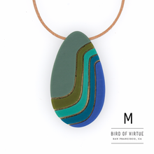 Marit Ombre Oval Pendant