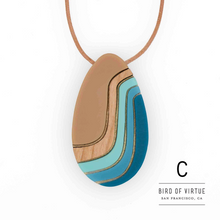Marit Ombre Oval Pendant