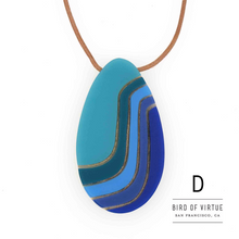 Marit Ombre Oval Pendant