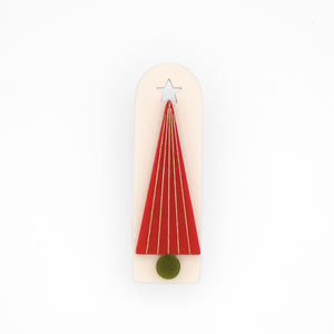 Christmas Tree Lapel Pin · skinny