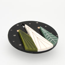 Snow Globe Brooch · Holiday Trees