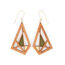 Abstract Diamond Polygon Earring