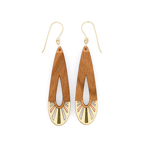 Fan Teardrop Earring