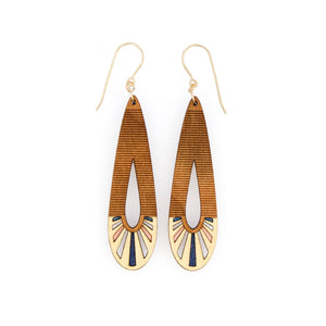 Fan Teardrop Earring