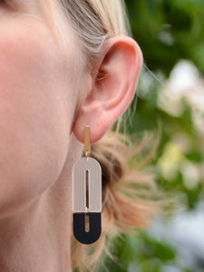 Ebba Earring · Minimalist Double Arch