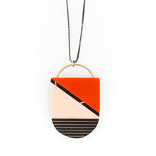 Siri Triangle Peekaboo Circle Necklace