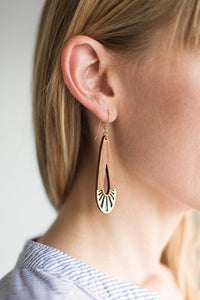 Fan Teardrop Earring